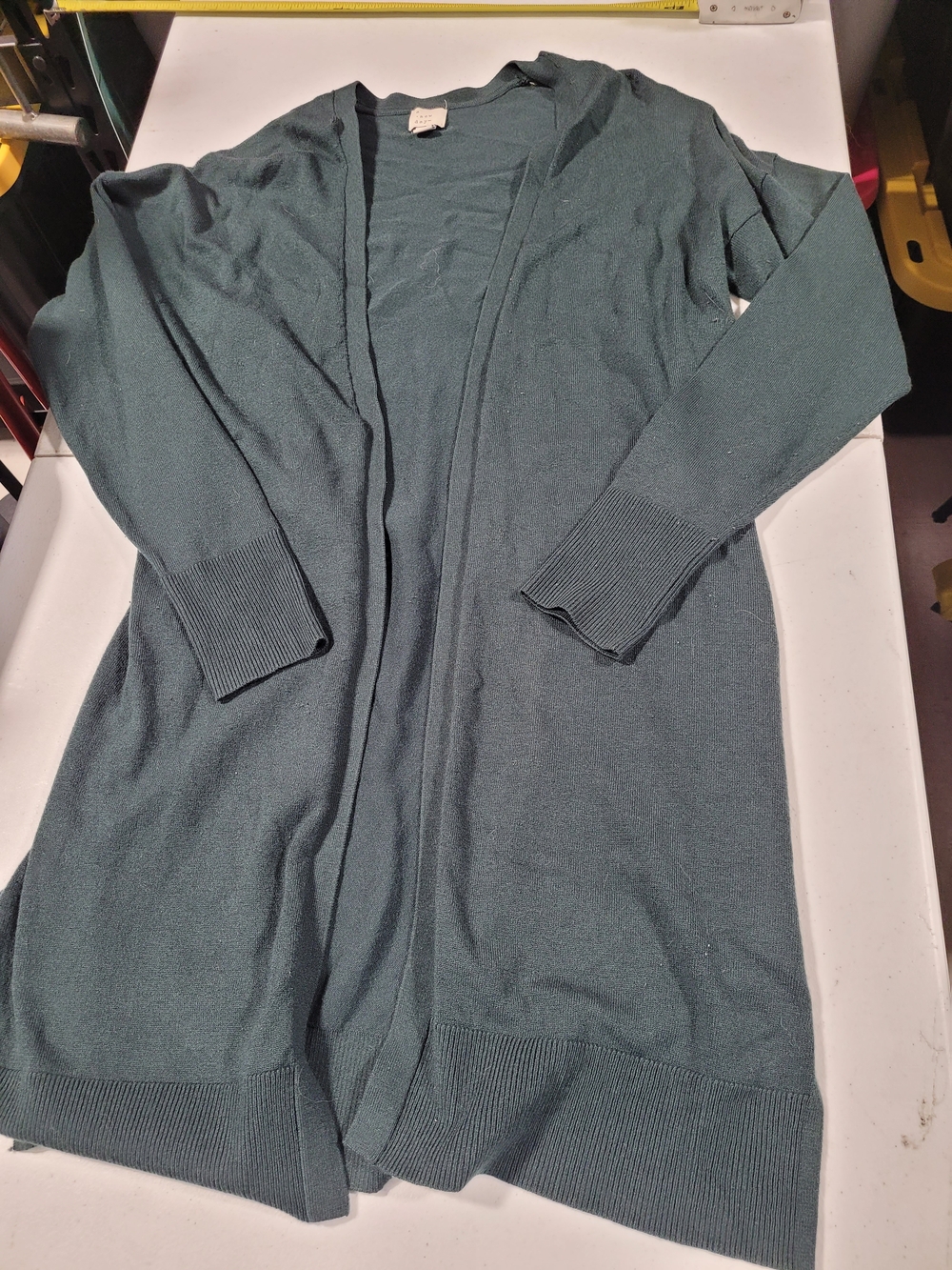 a new day Teal Green Open-Front Long Cardigan
